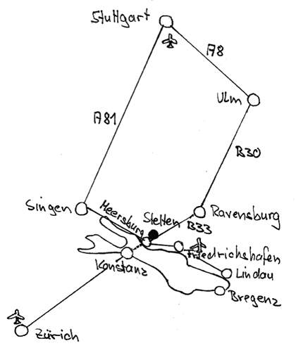 Anfahrt Stetten